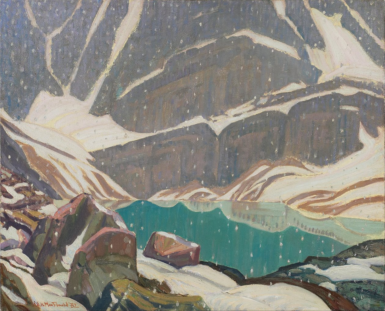 Berg Eenzaamheid (Lake Oesa) door J.E.H. MacDonald