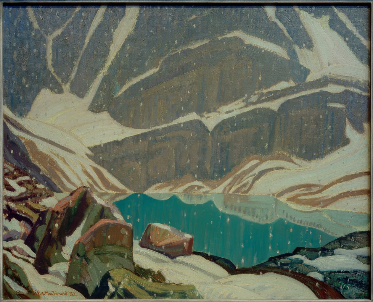 Berg eenzaamheid (Lake Oesa) door J.E.H. MacDonald