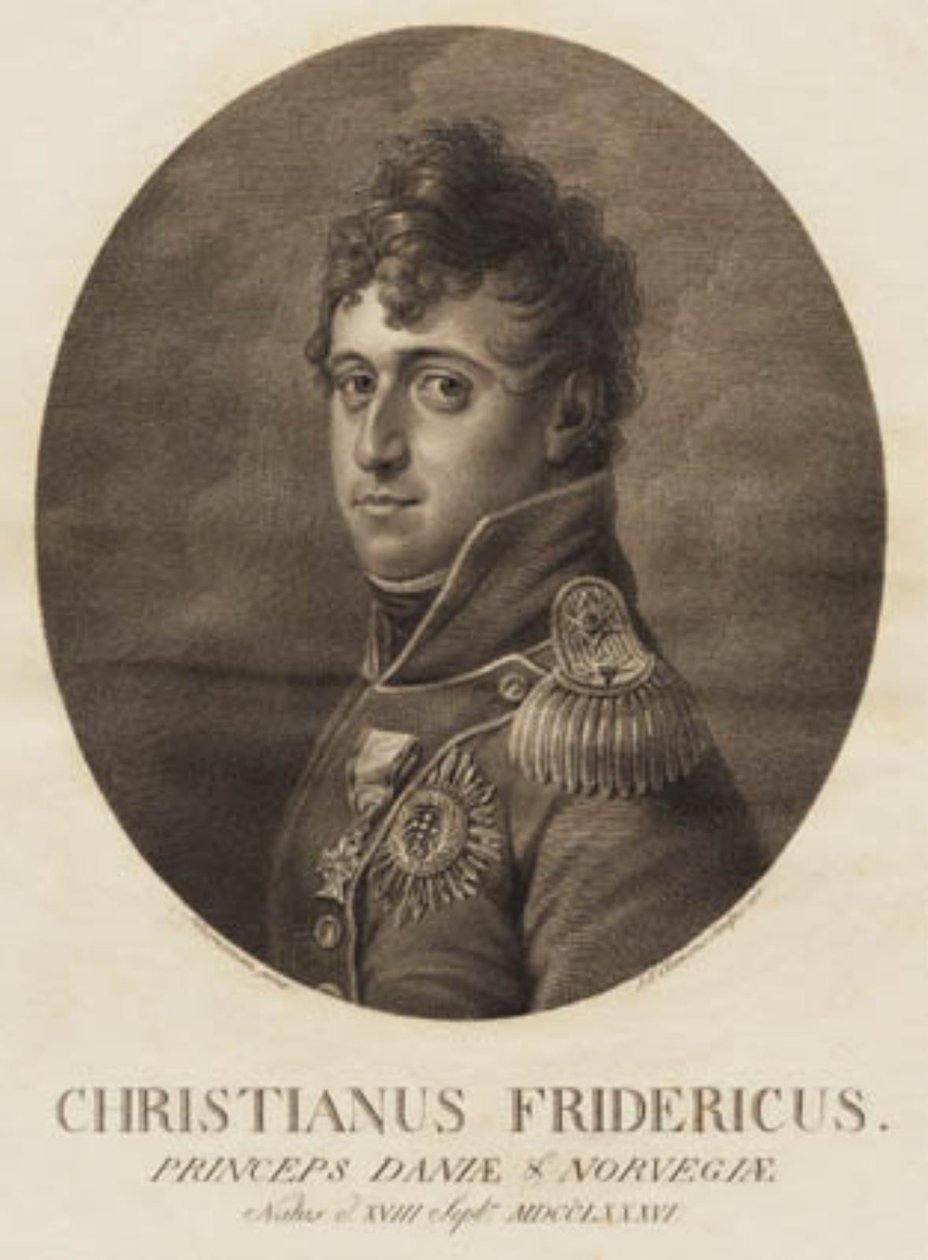 Christian Frederik door J.F. Clemens
