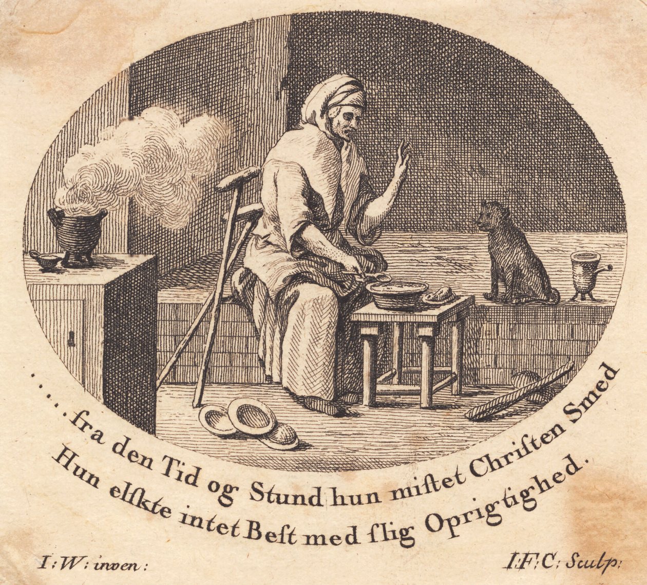 Oude Gunnild door J.F. Clemens