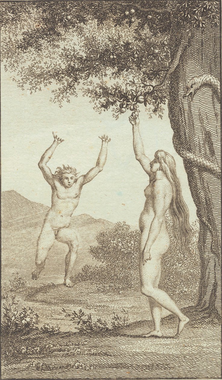 Illustratie voor Ewalds "Adam en Eva". III door J.F. Clemens