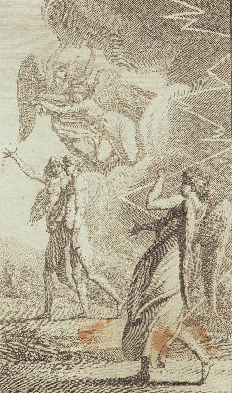 Illustratie voor Ewalds "Adam en Eva". V door J.F. Clemens
