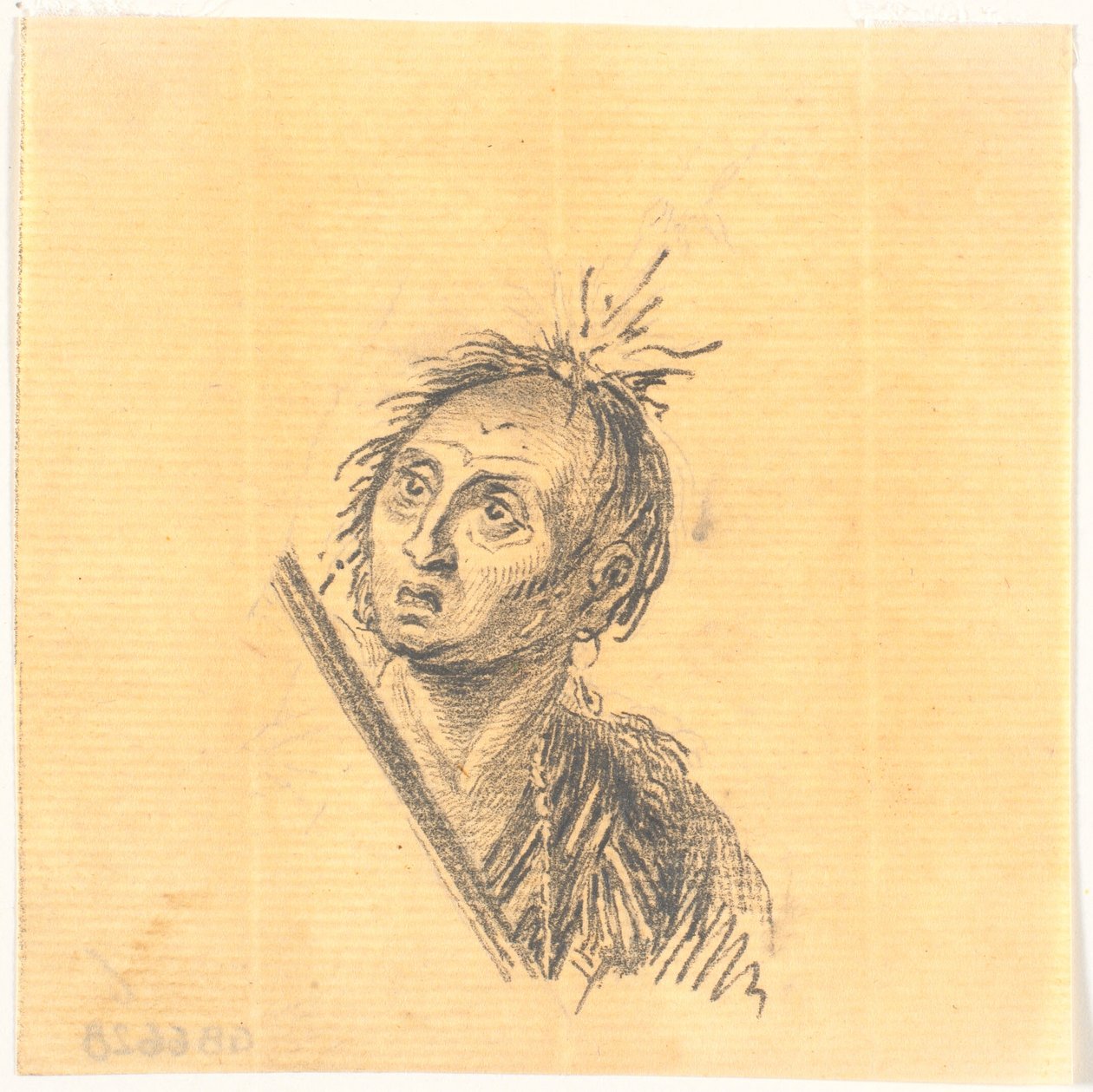 Indiaanse hoofdman door J.F. Clemens