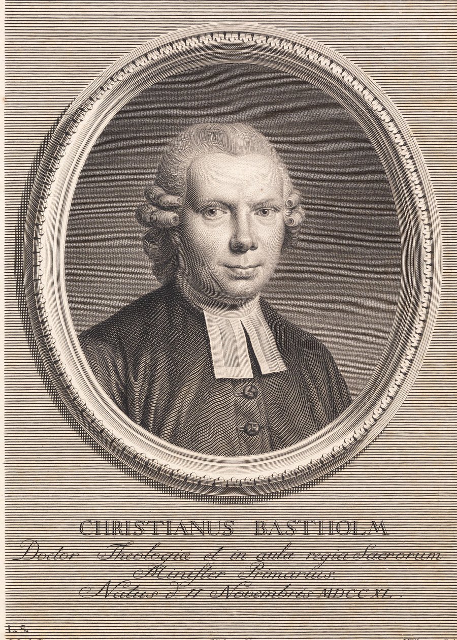 Kgl. biechtvader Christian Bastholm door J.F. Clemens