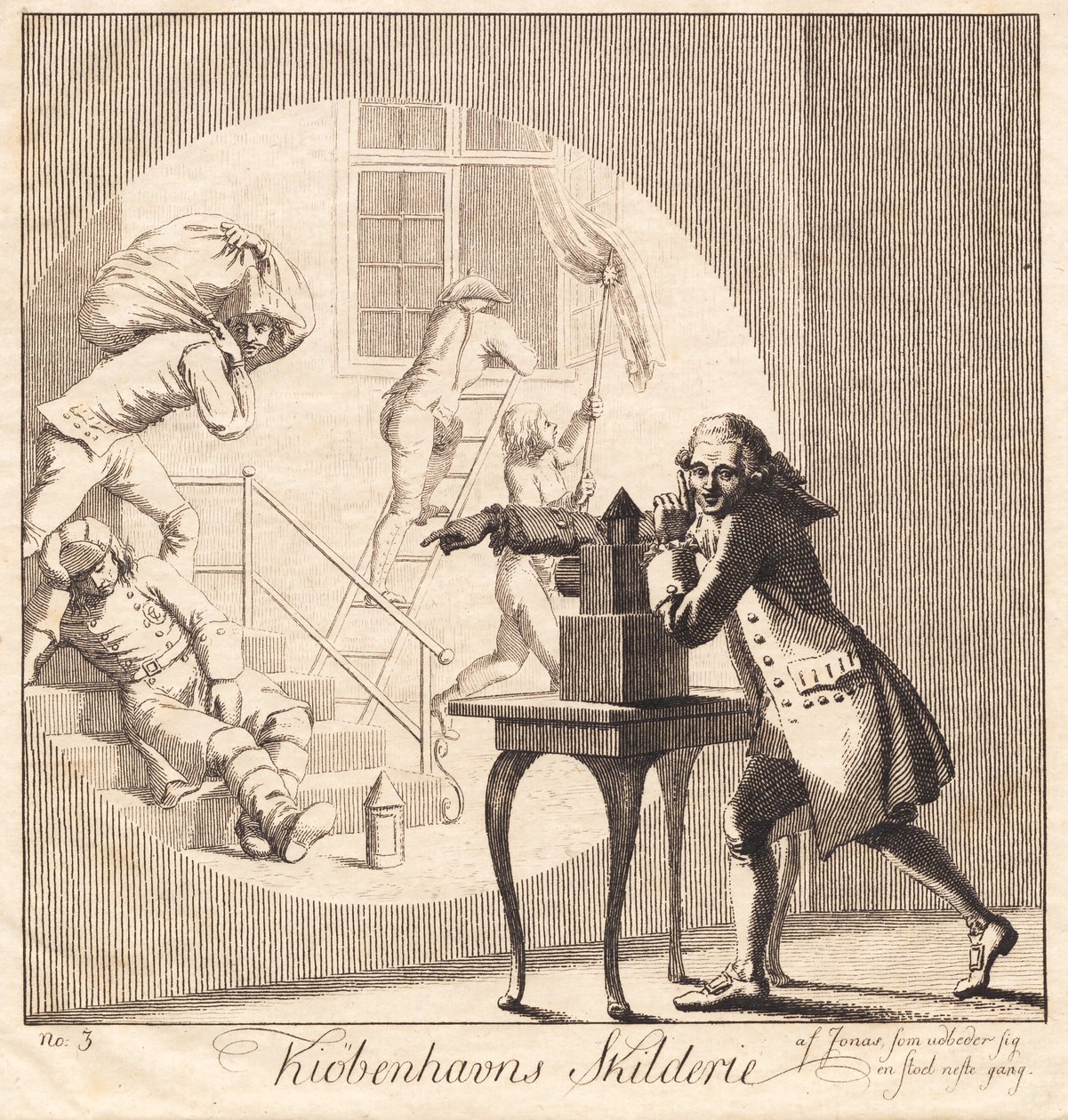 "Kiøbenhavns Skilderie", nr. 3 door J.F. Clemens