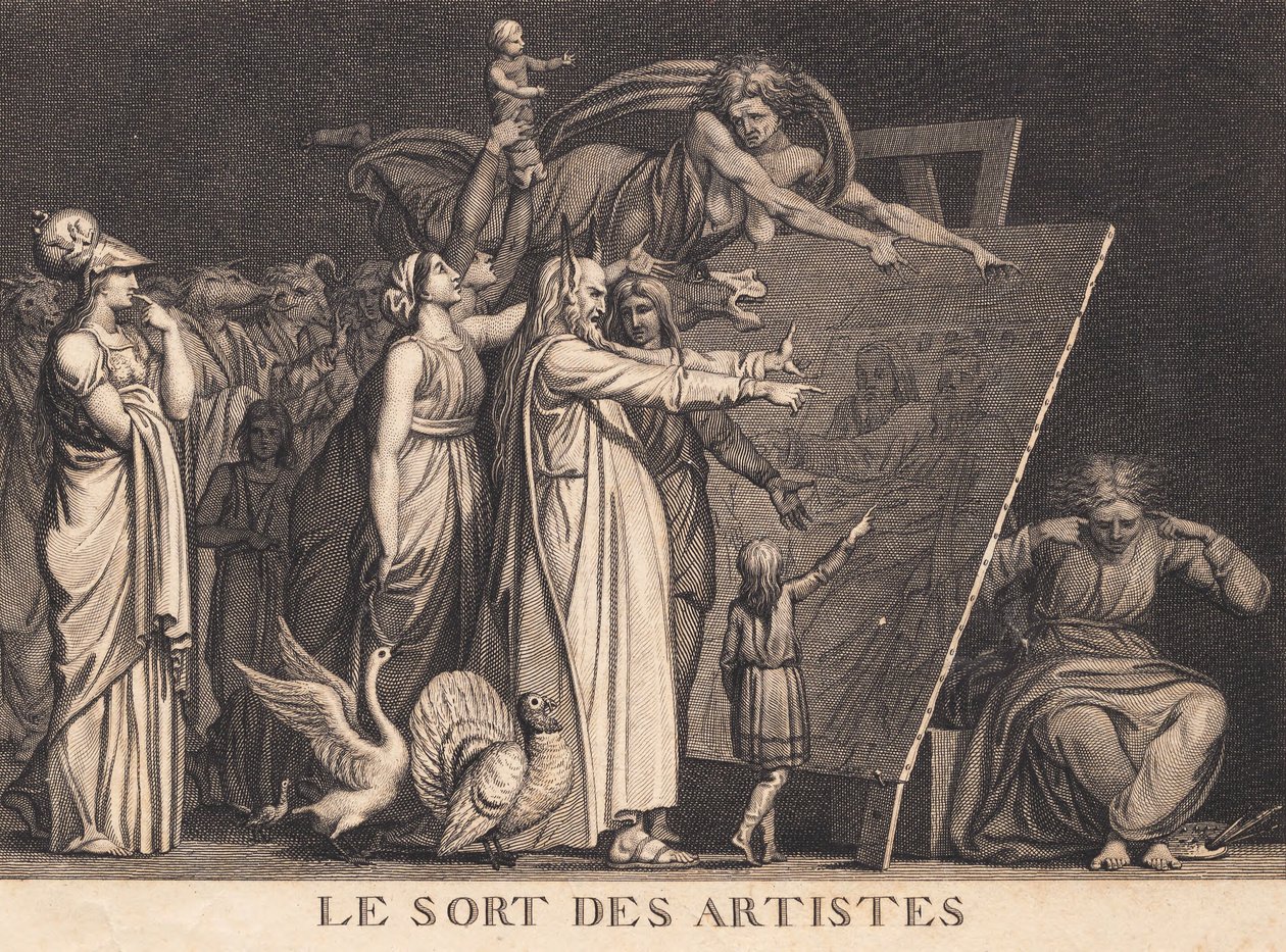 Het Lot van de Kunstenaars door J.F. Clemens
