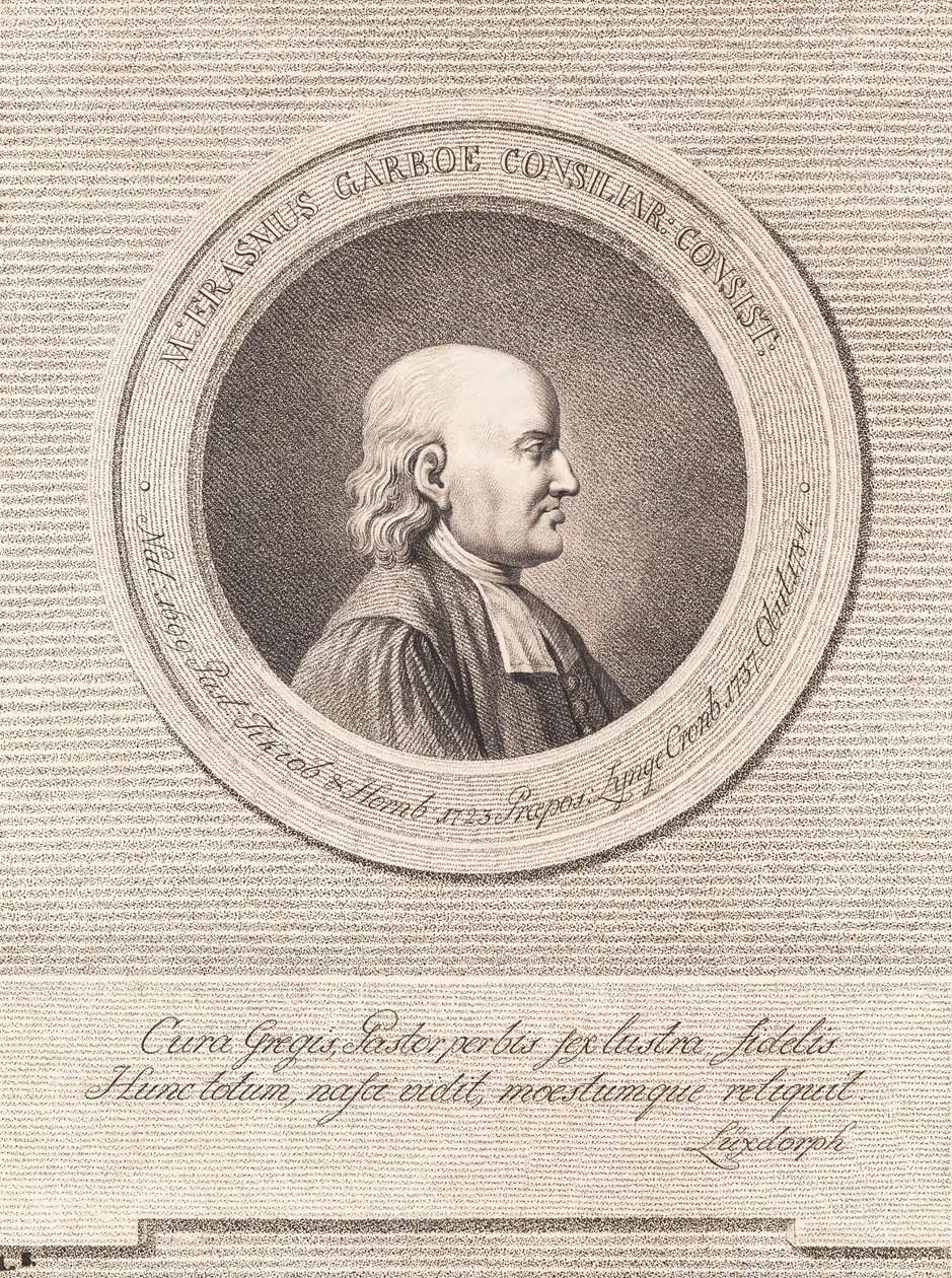 De priester Rasmus Garboe door J.F. Clemens