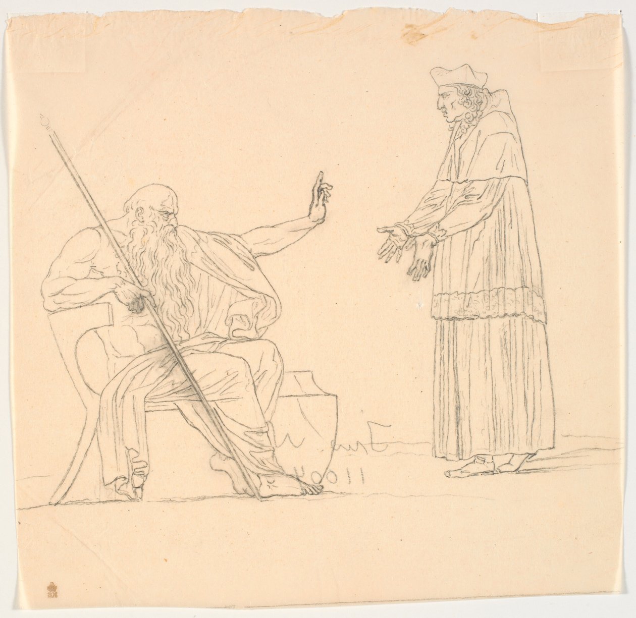 Richelieu voor Rhadamanthos door J.F. Clemens