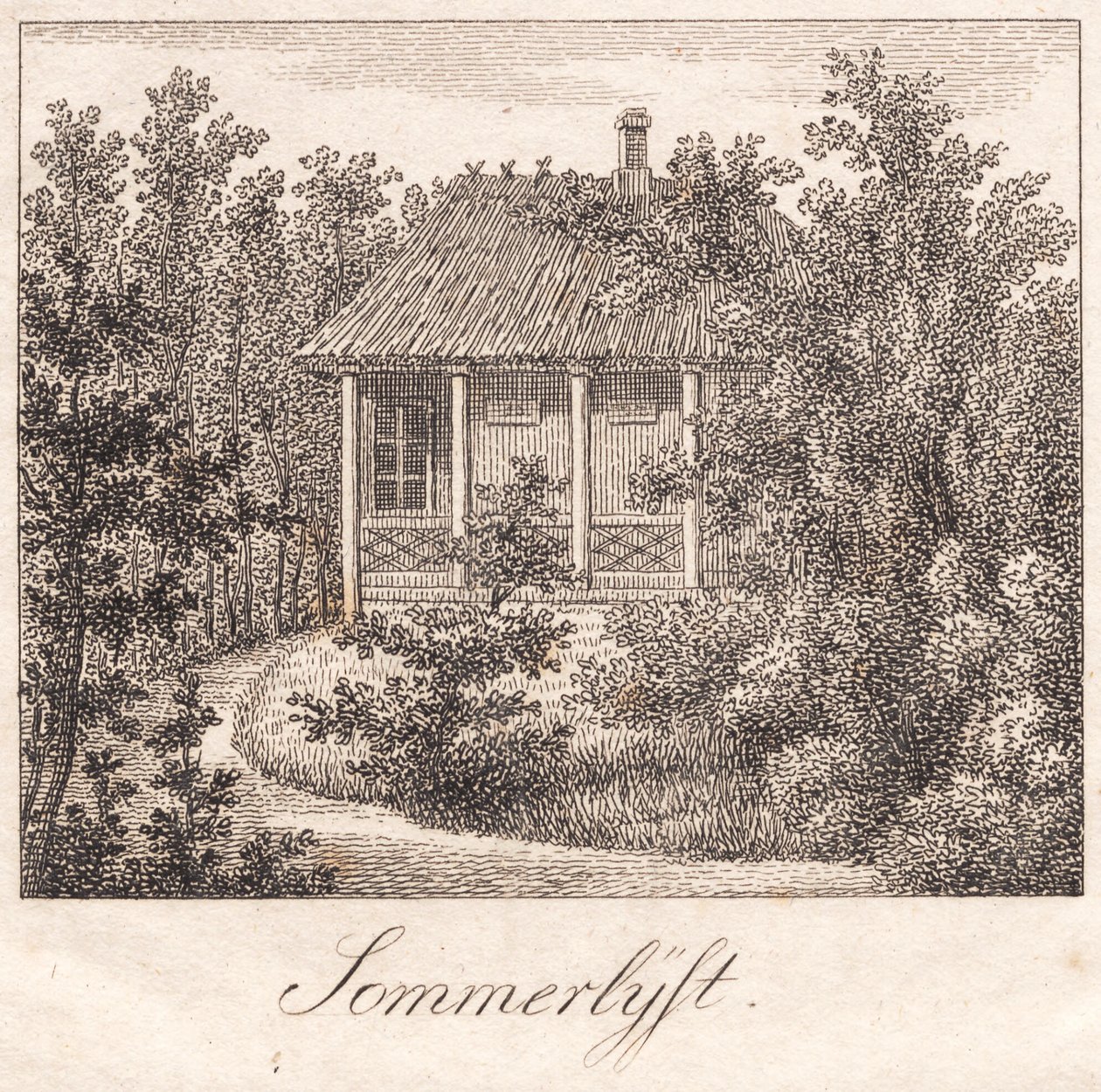 Sanderumgaards Tuin door J.F. Clemens