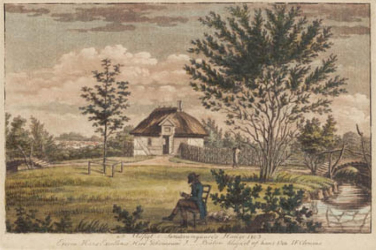 Tuin van Sanderumgaard 10 door J.F. Clemens