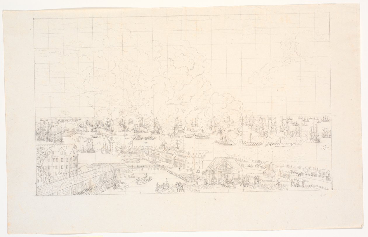 De slag bij Rheden 2 april 1801 door J.F. Clemens