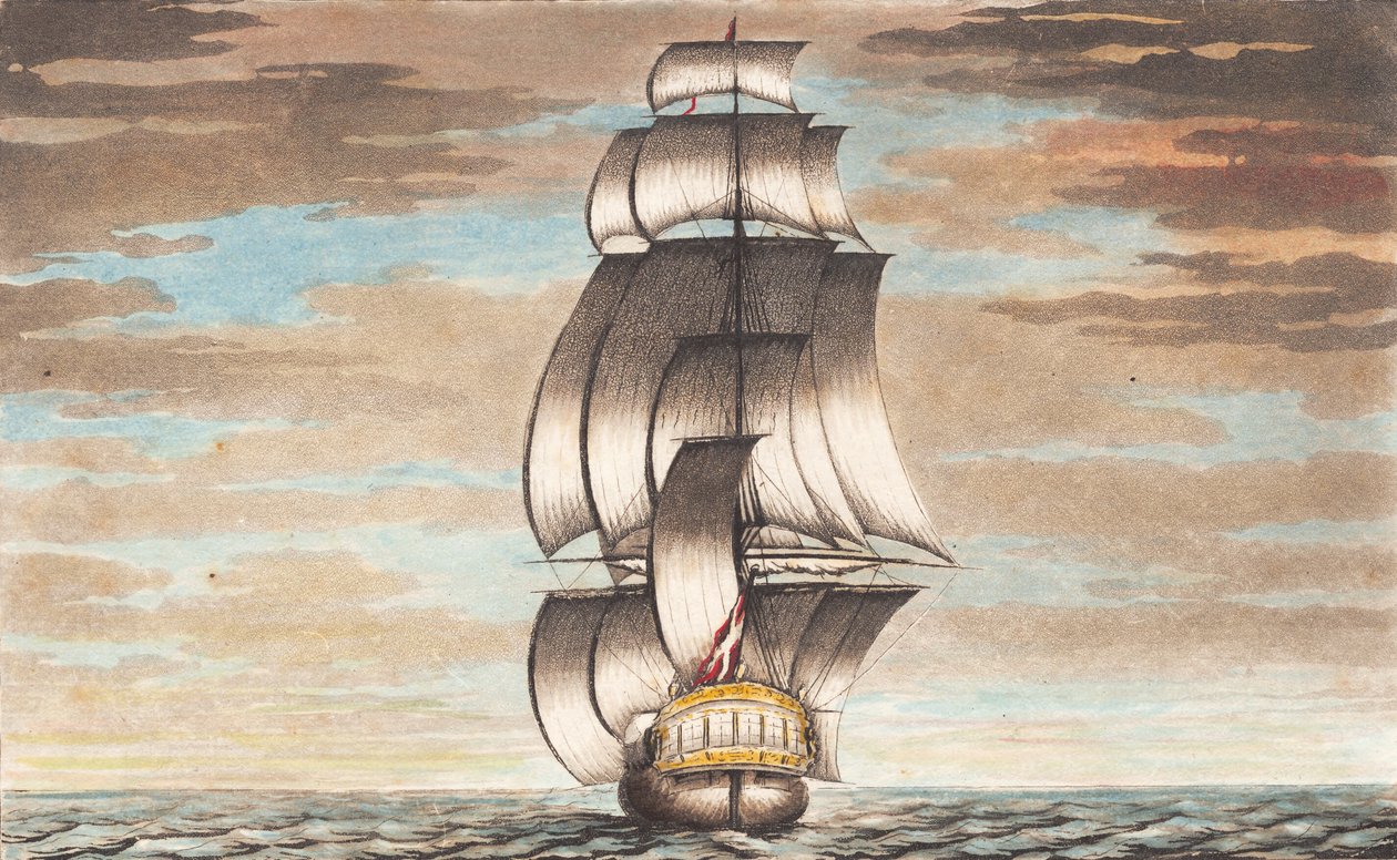 Suite van schepen door J.F. Clemens