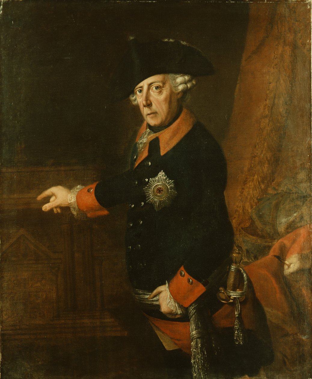 Frederik II de Grote van Pruisen door J.H.C. Franke