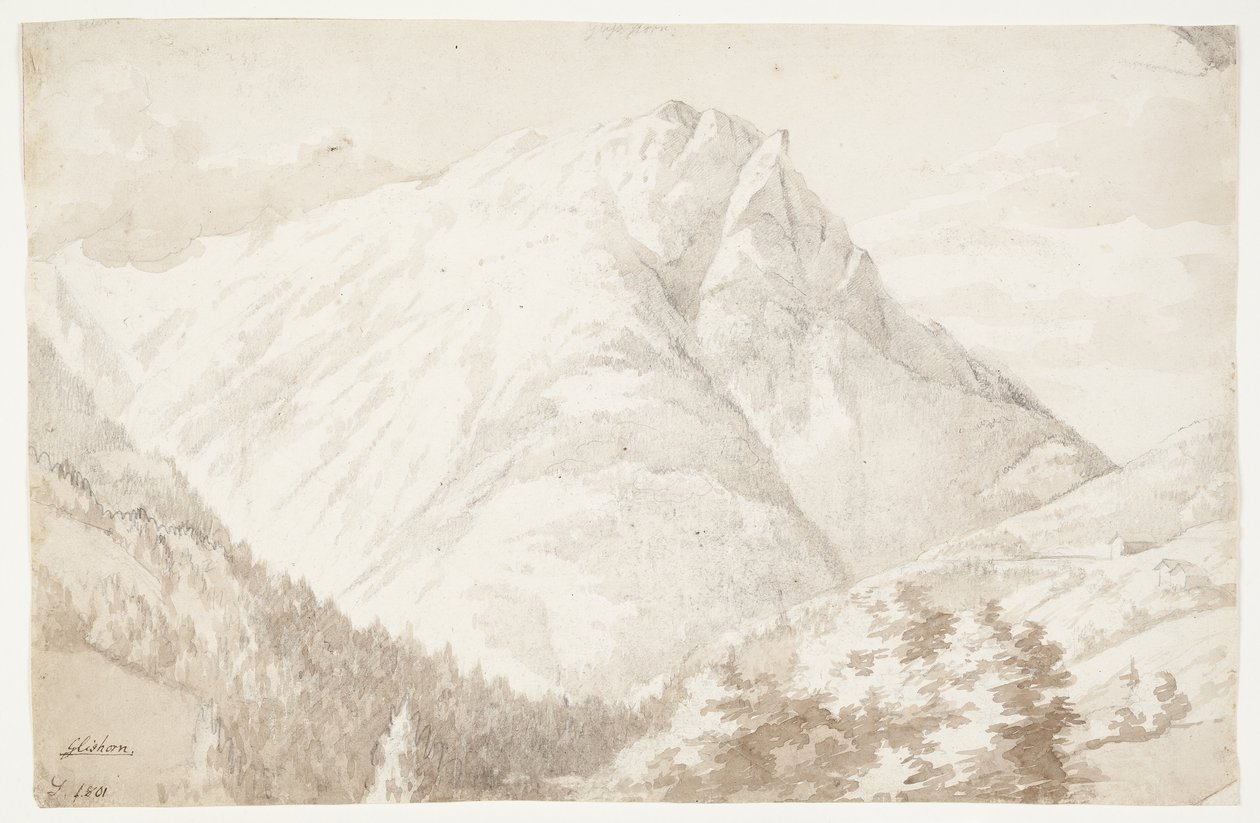 Uitzicht over Glishorn door J.L. Lund