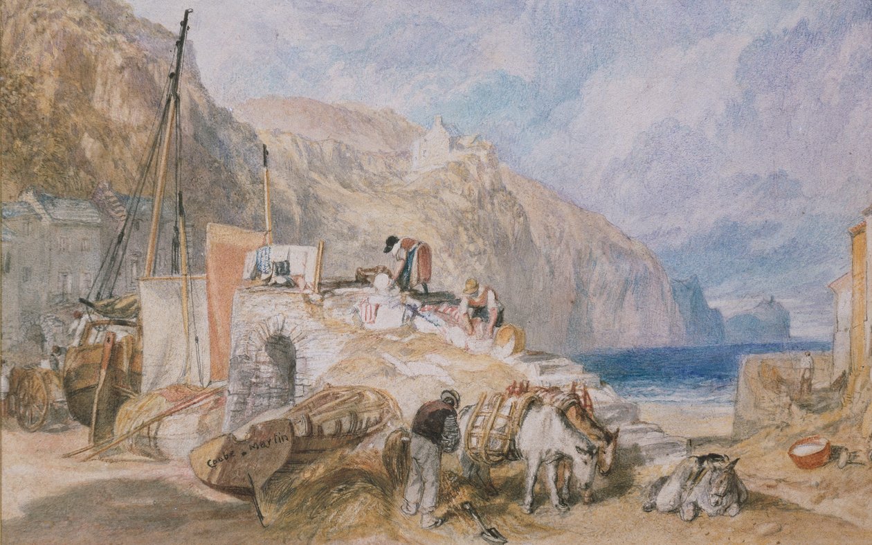 Combe Martin, Devonshire, ca. 1824 door Joseph Mallord William Turner