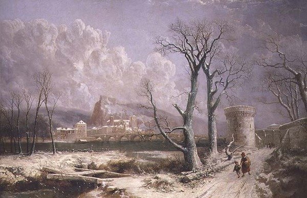 Uitzicht op Huys door J.R. Pettit