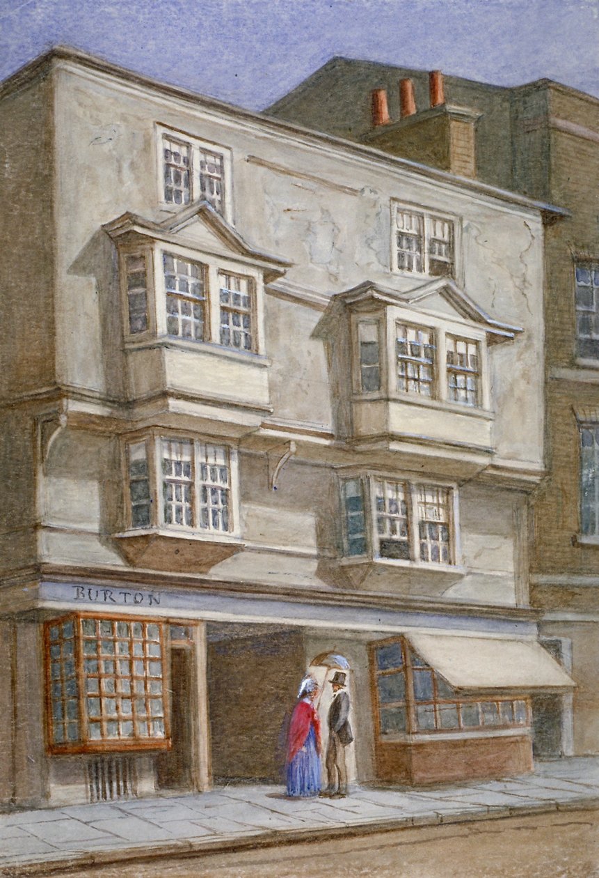 Coleman Street, City of London, 1868. door JT Wilson