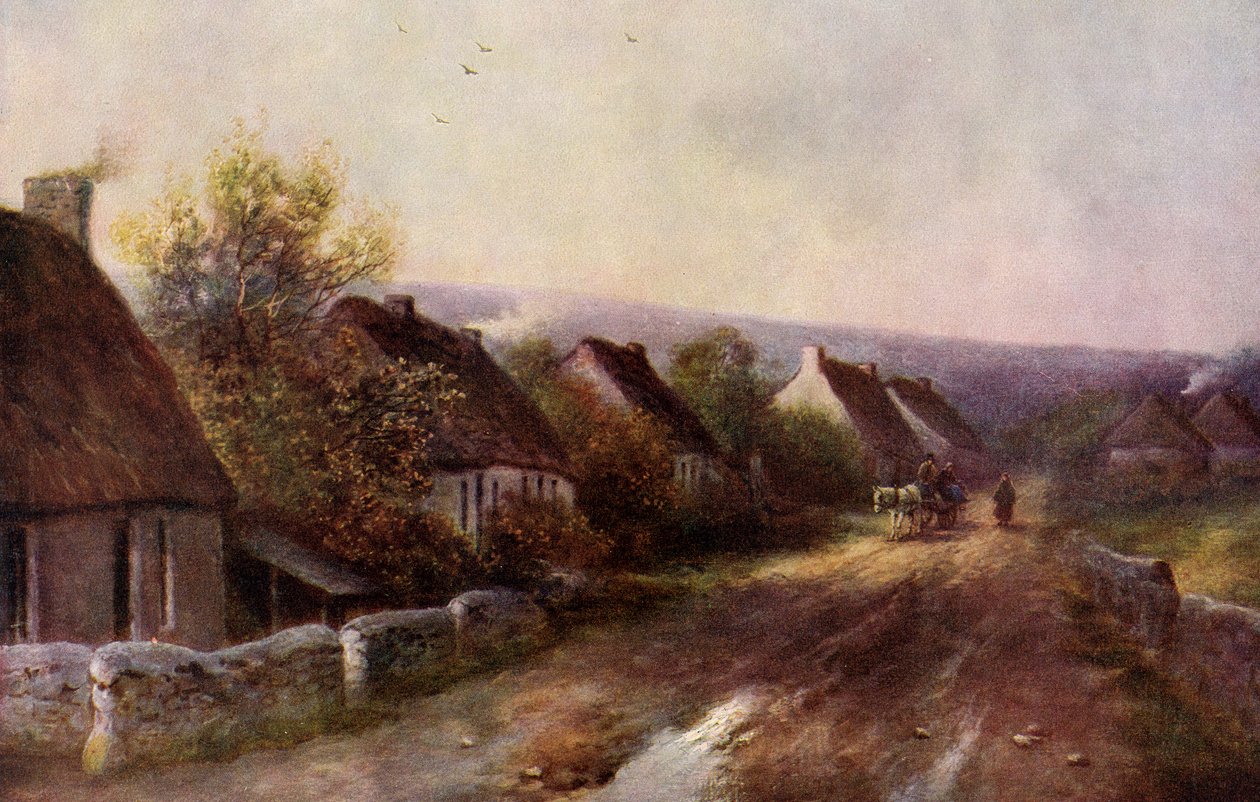 Een Tipperary Dorp, Ierland, 1924-1926 door JW Gozzard