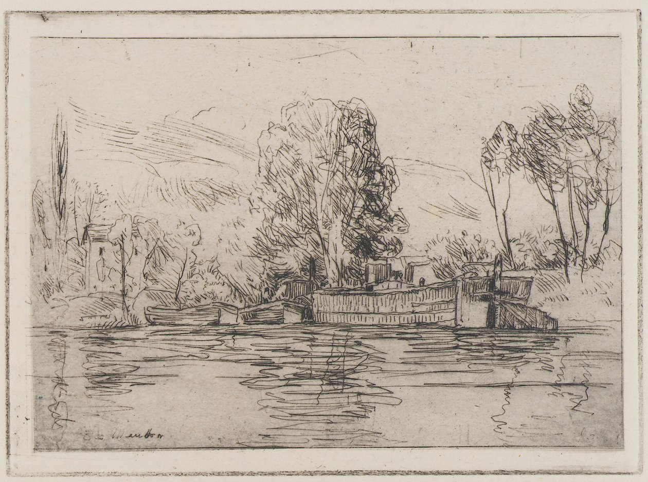 Bas Meudon nr. 2 door J. Alden Weir