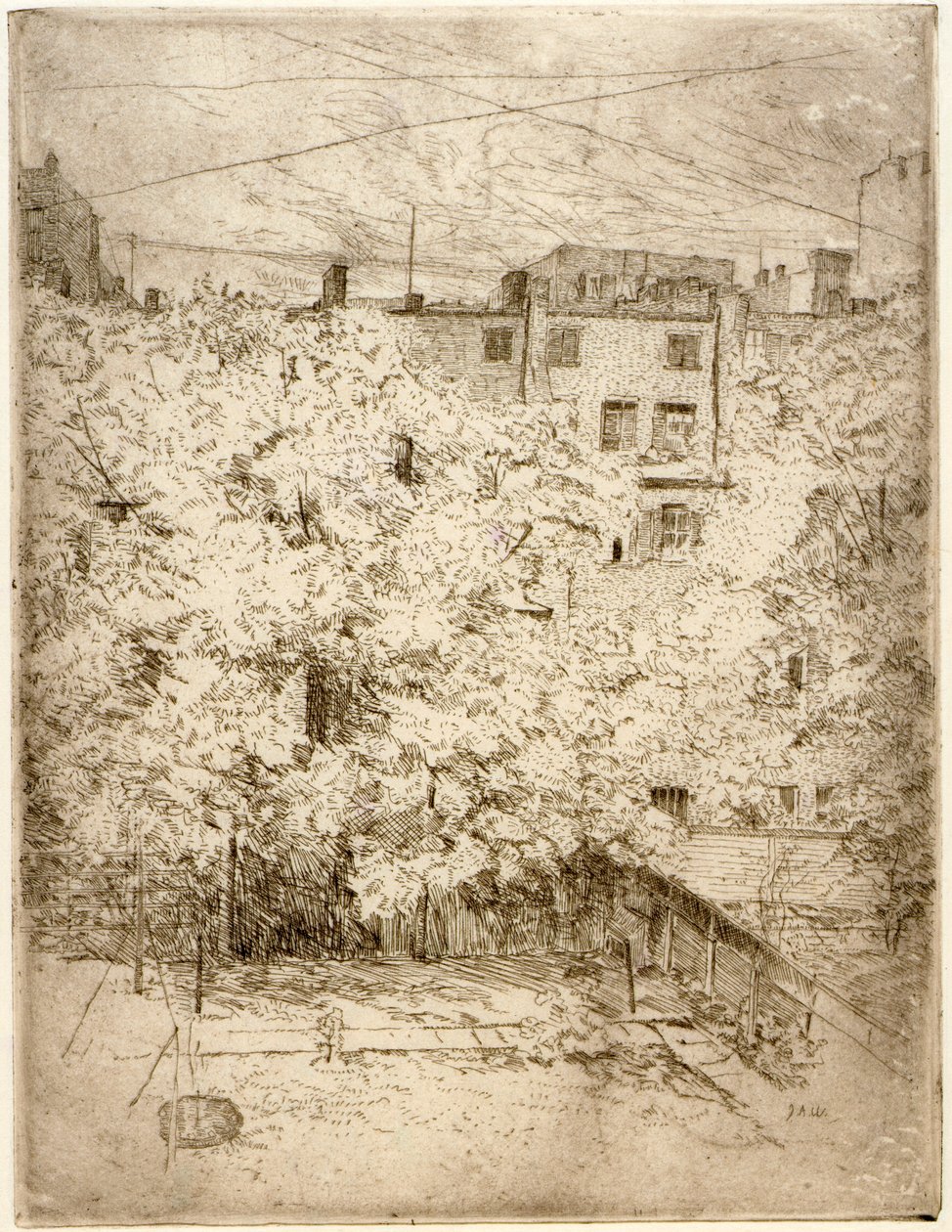 Mijn achtertuin nr. 2 door J. Alden Weir