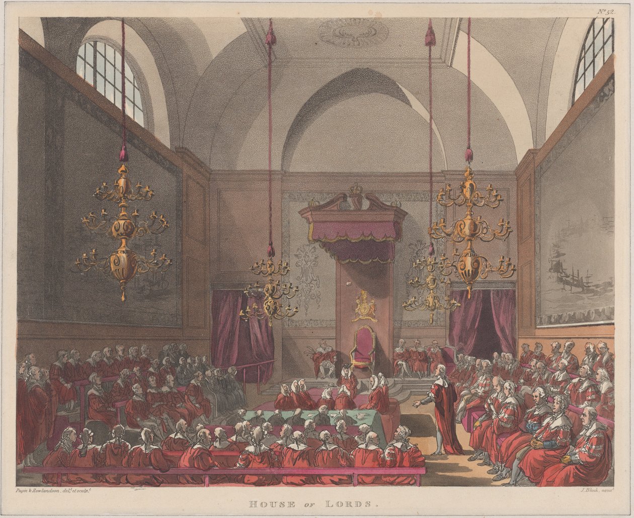 Hogerhuis door J. Bluck