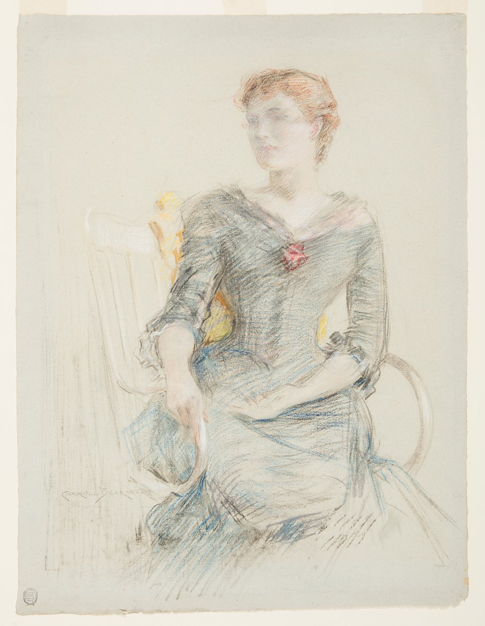 Portret door J. Carroll Beckwith
