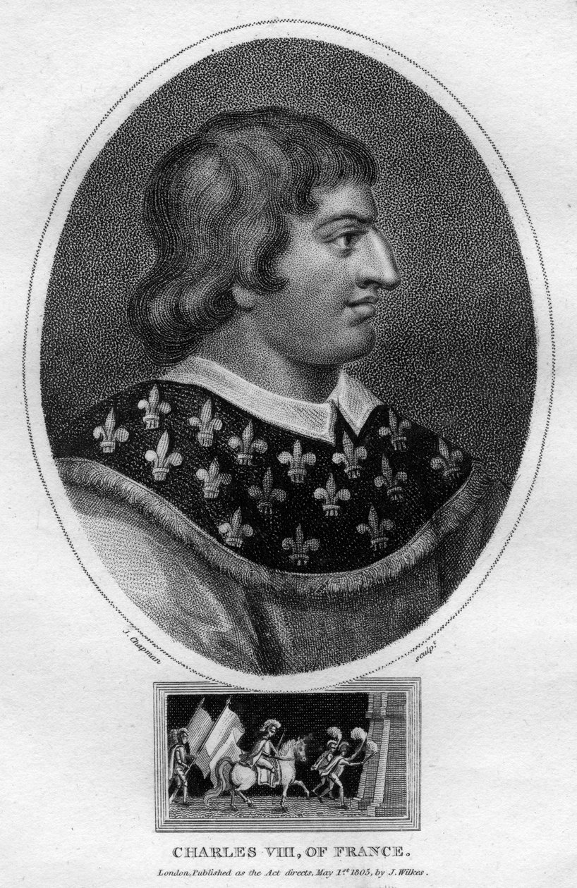 Karel VIII, Koning van Frankrijk, 1805 door J. Chapman
