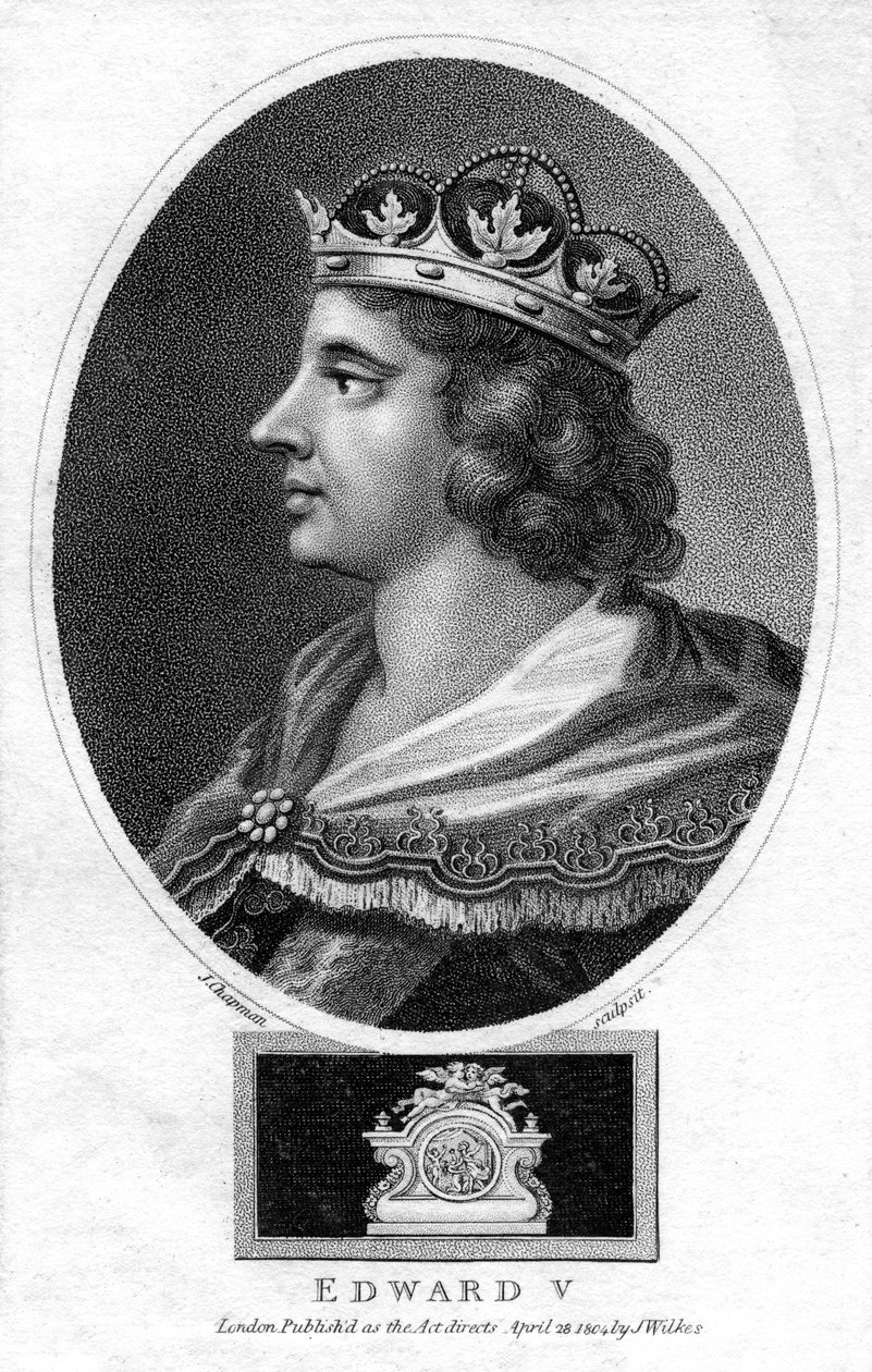 Koning Edward V van Engeland door J. Chapman
