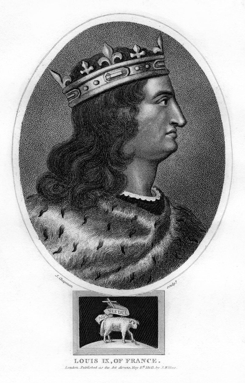 Lodewijk IX, Koning van Frankrijk, 1805 door J. Chapman