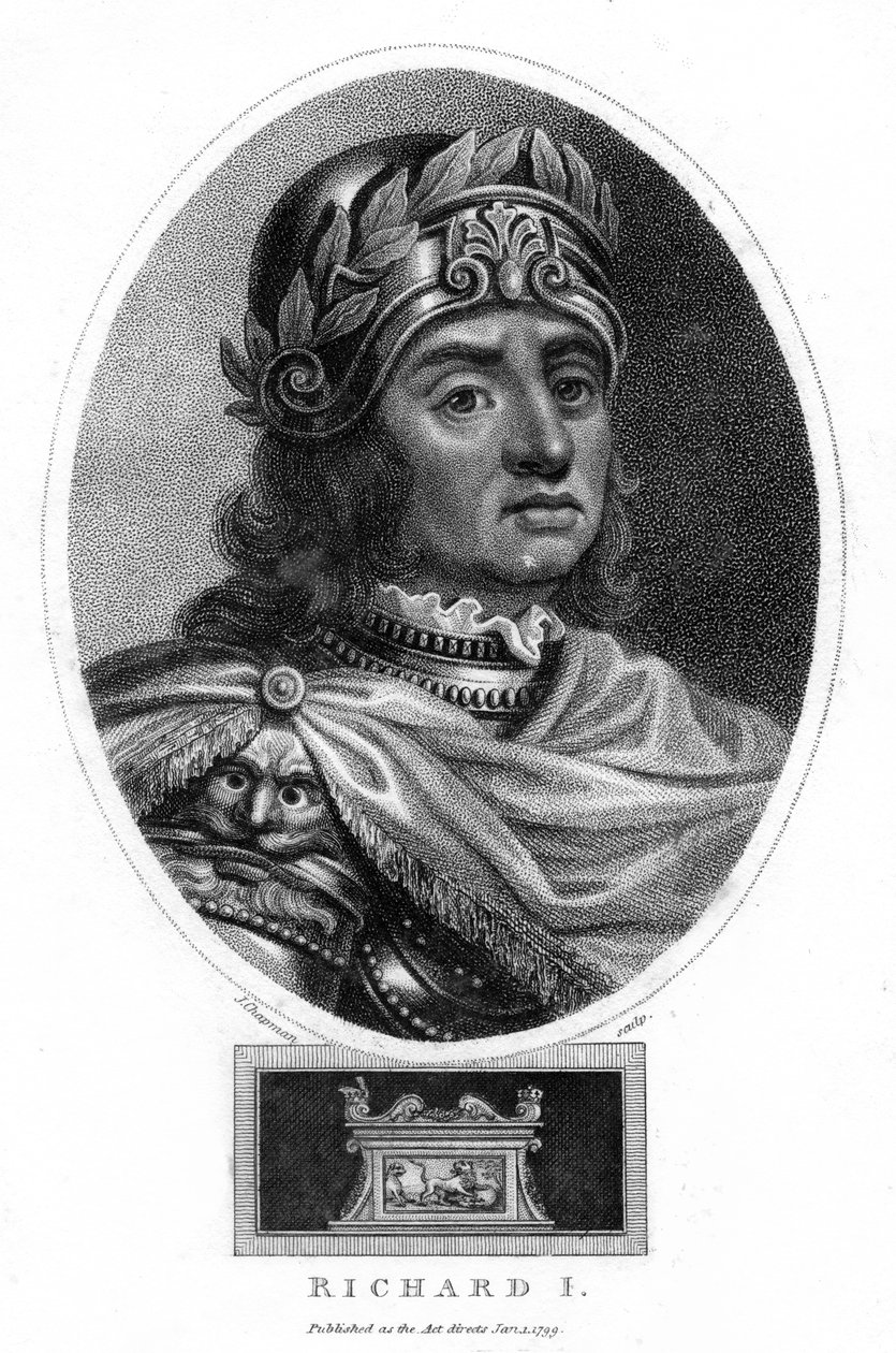 Richard I Koning van Engeland, 1799 door J. Chapman