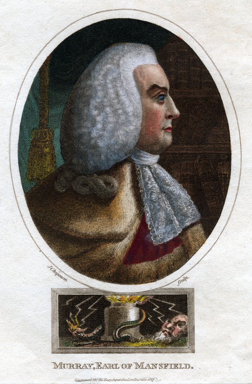 William Murray, 1e Graaf van Mansfield door J. Chapman