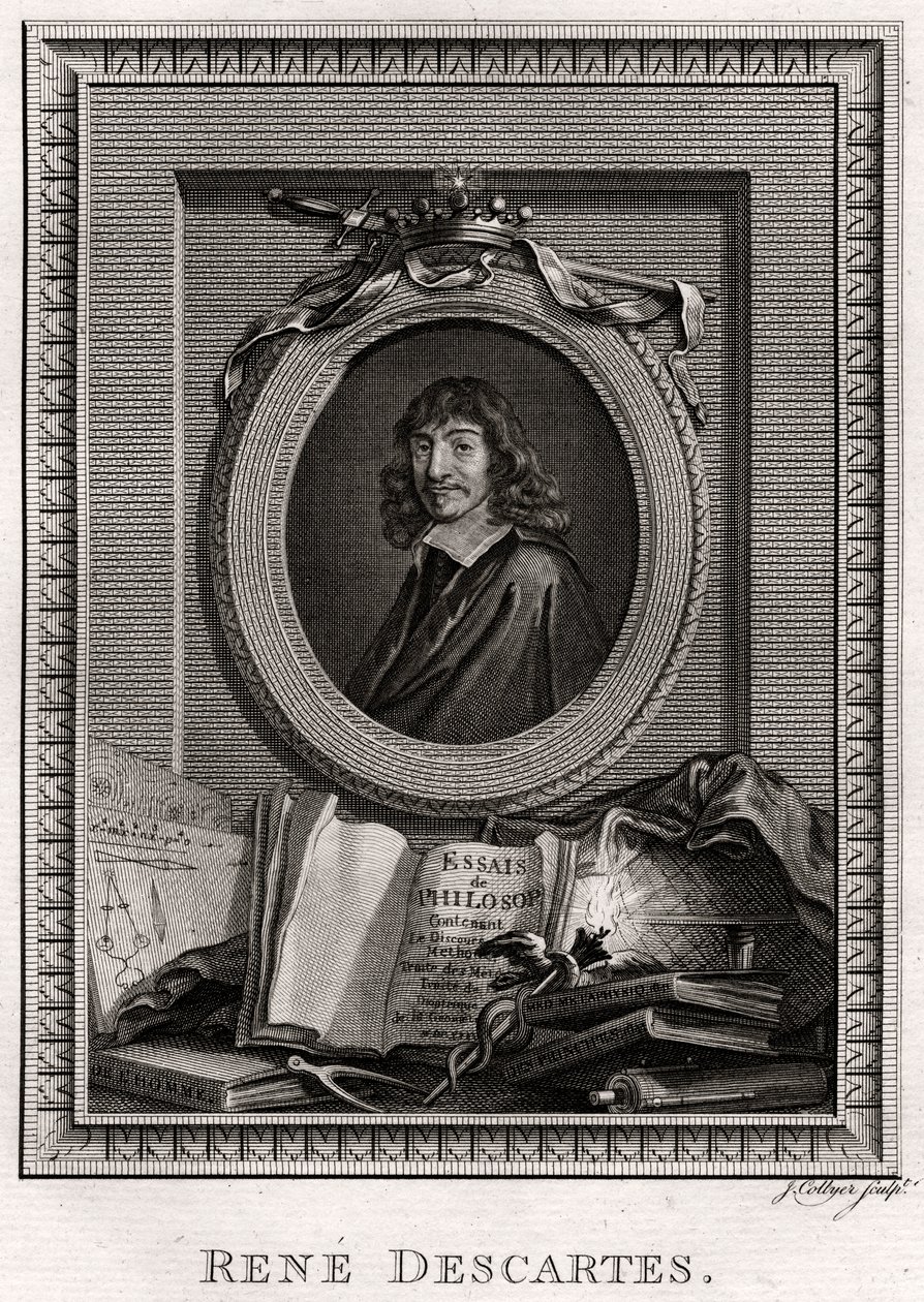 René Descartes, 1775 door J. Collyer