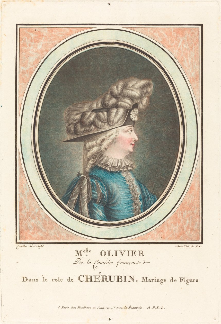 Juffrouw Olivier door J. Coutellier