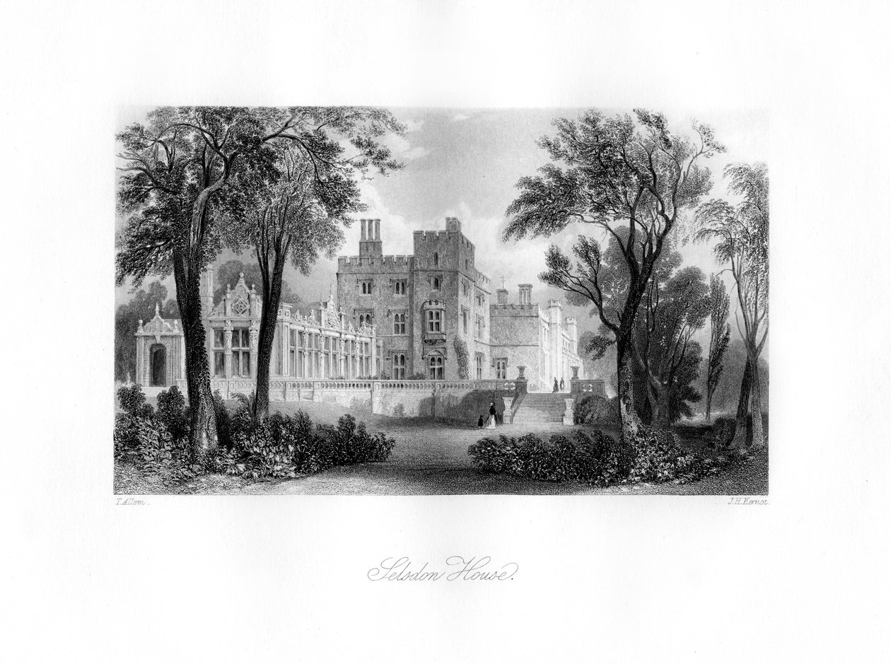 Selsdon House, 19e eeuw door J. H. Kernot