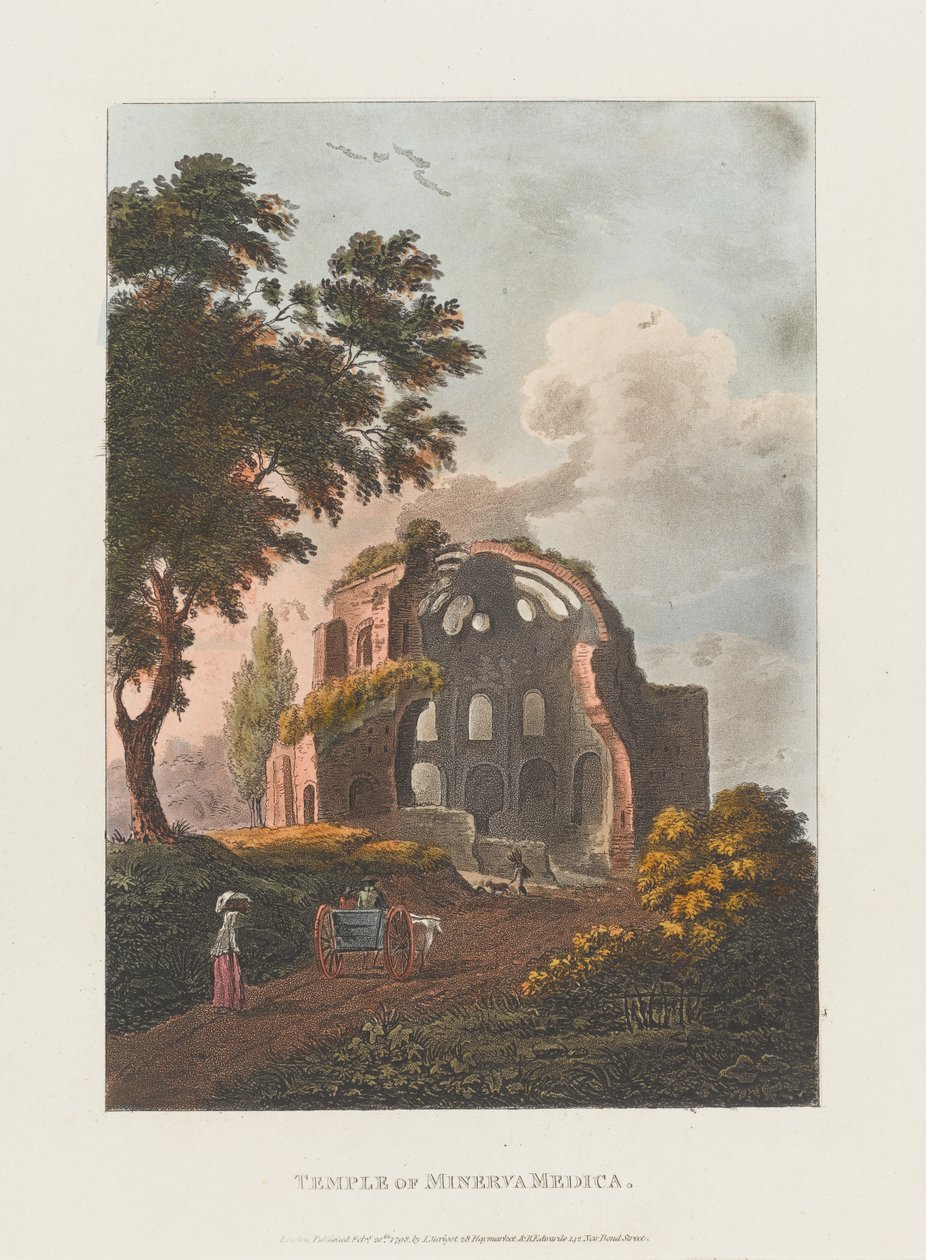 Tempel van Minerva Medica door J. Merigot
