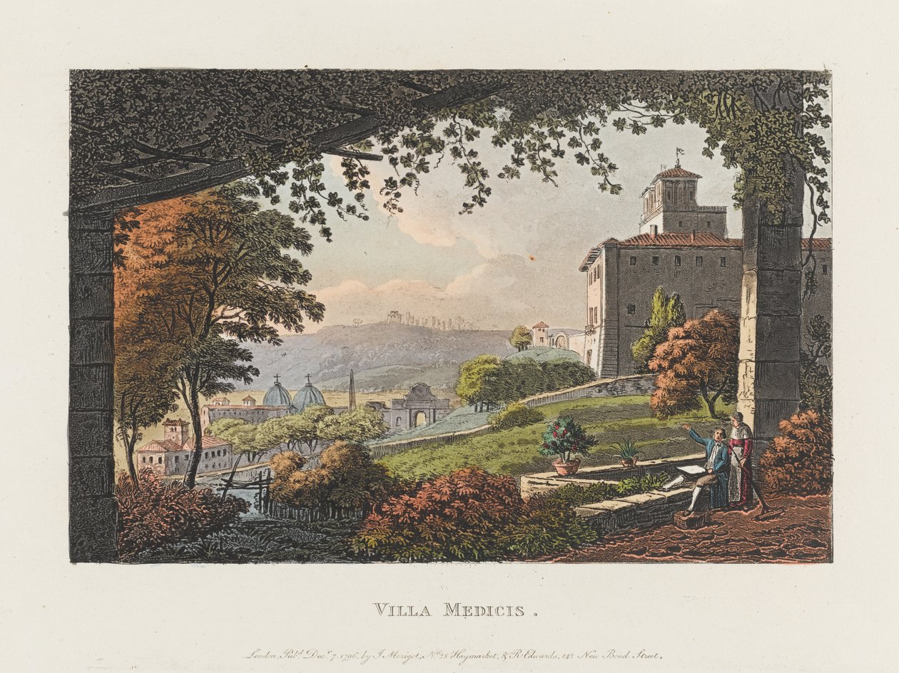 Villa Medicis door J. Merigot