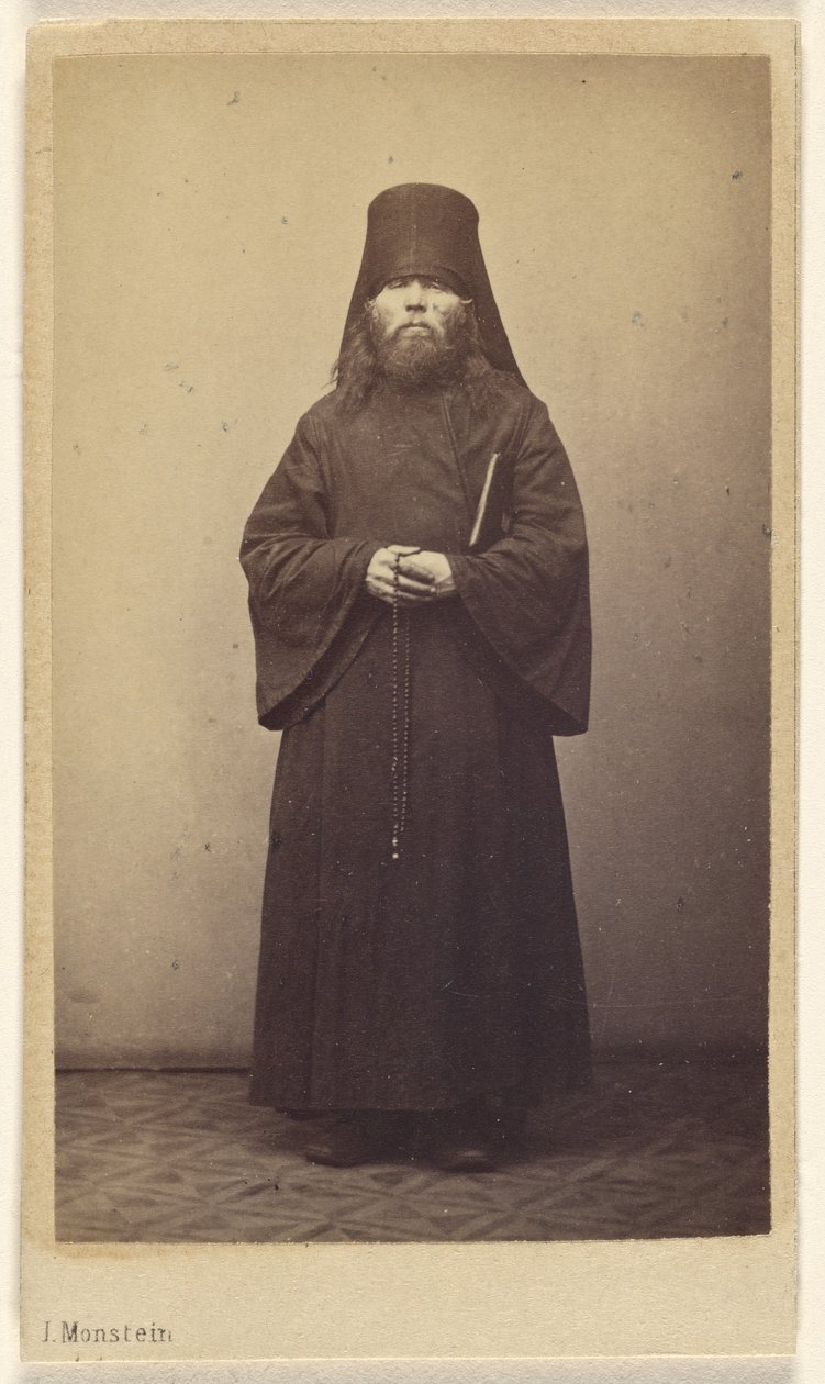 Russische priester door J. Monstein