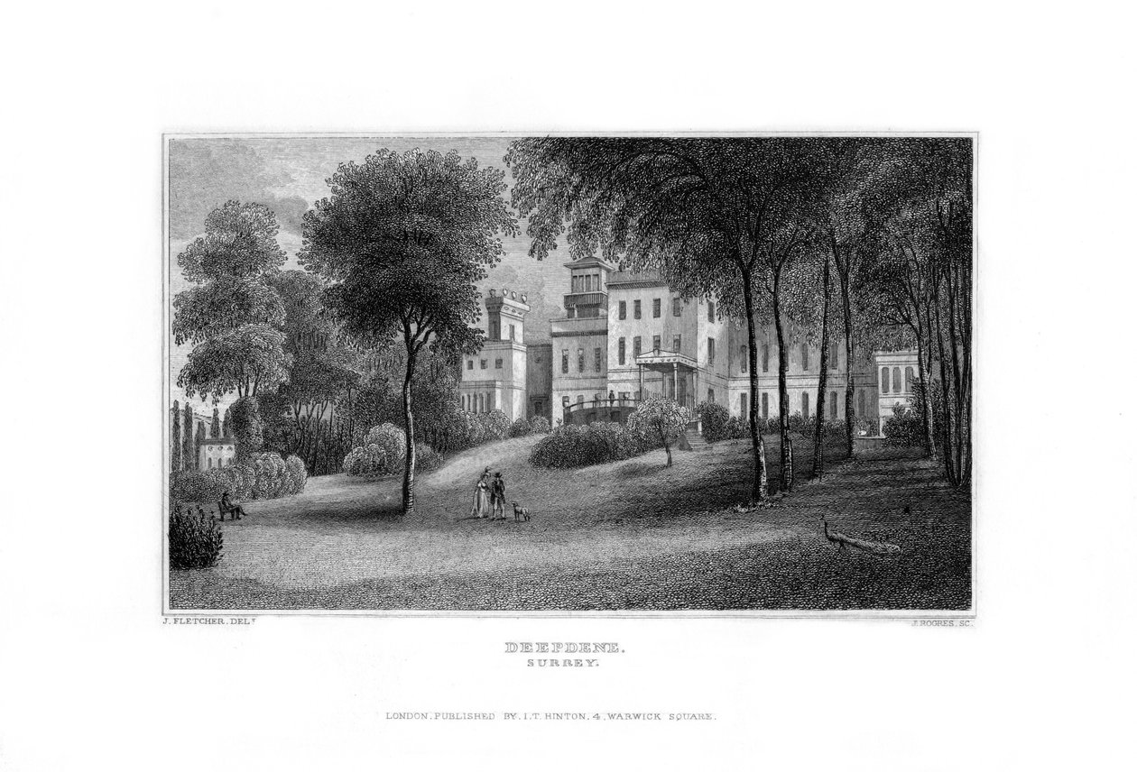 Deepdene, Dorking, Surrey, 1829 door J. Rogers