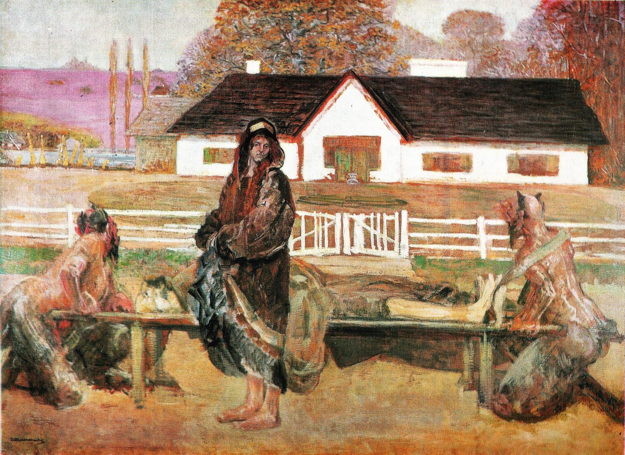 Terugkeer naar het vaderland door Jacek Malczewski