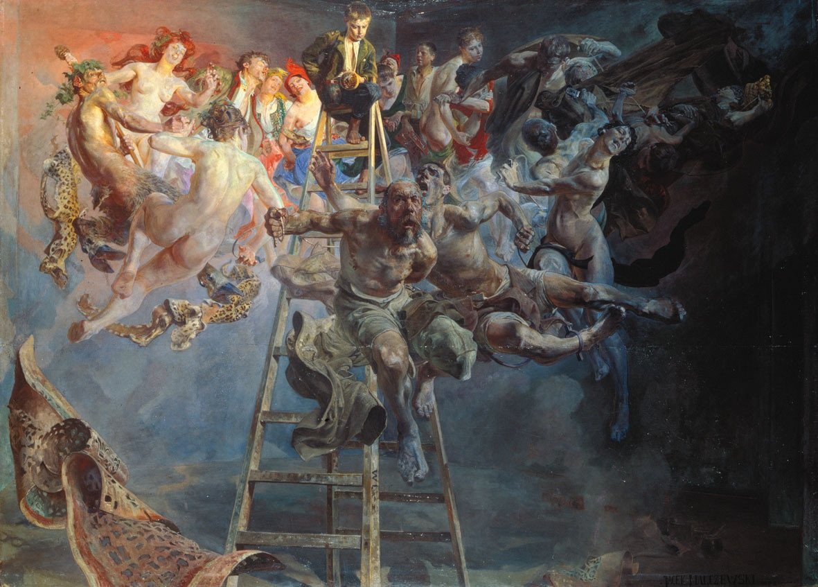 Vicieuze cirkel door Jacek Malczewski