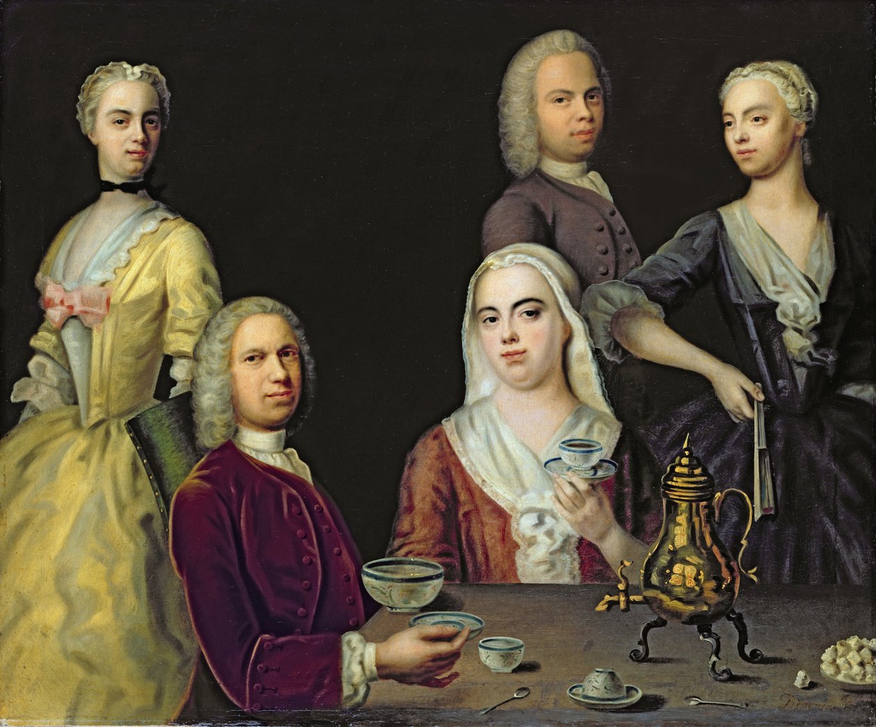 De Familie Denner door Jacob Denner