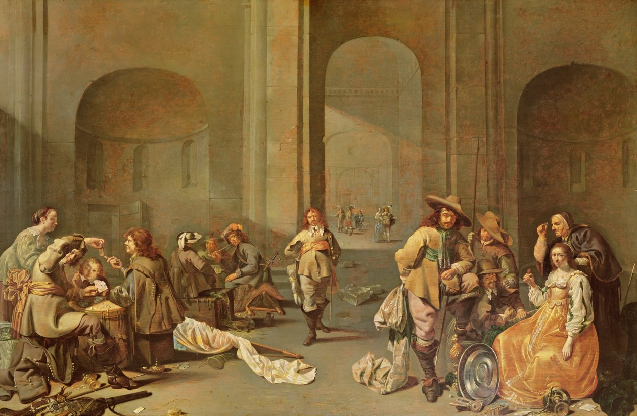 Het deponeren van de buit door Jacob Duck