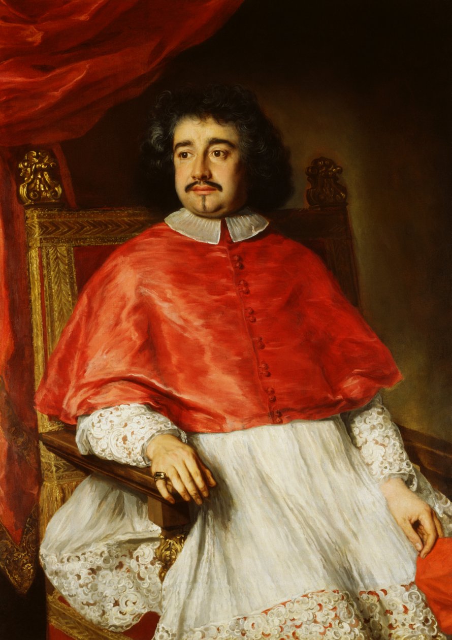 Portret van Flavio Chigi door Jacob Ferdinand Voet