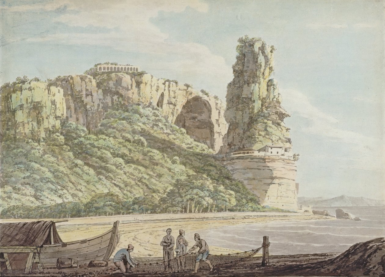 Een uitzicht op Terracina, 1778 door Jacob More