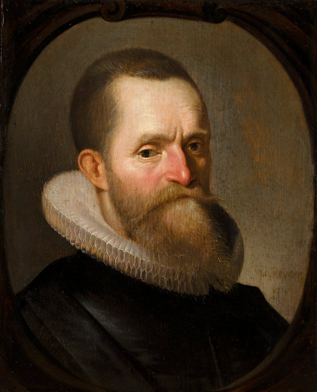 Portret van een man door Jacob de Reyger