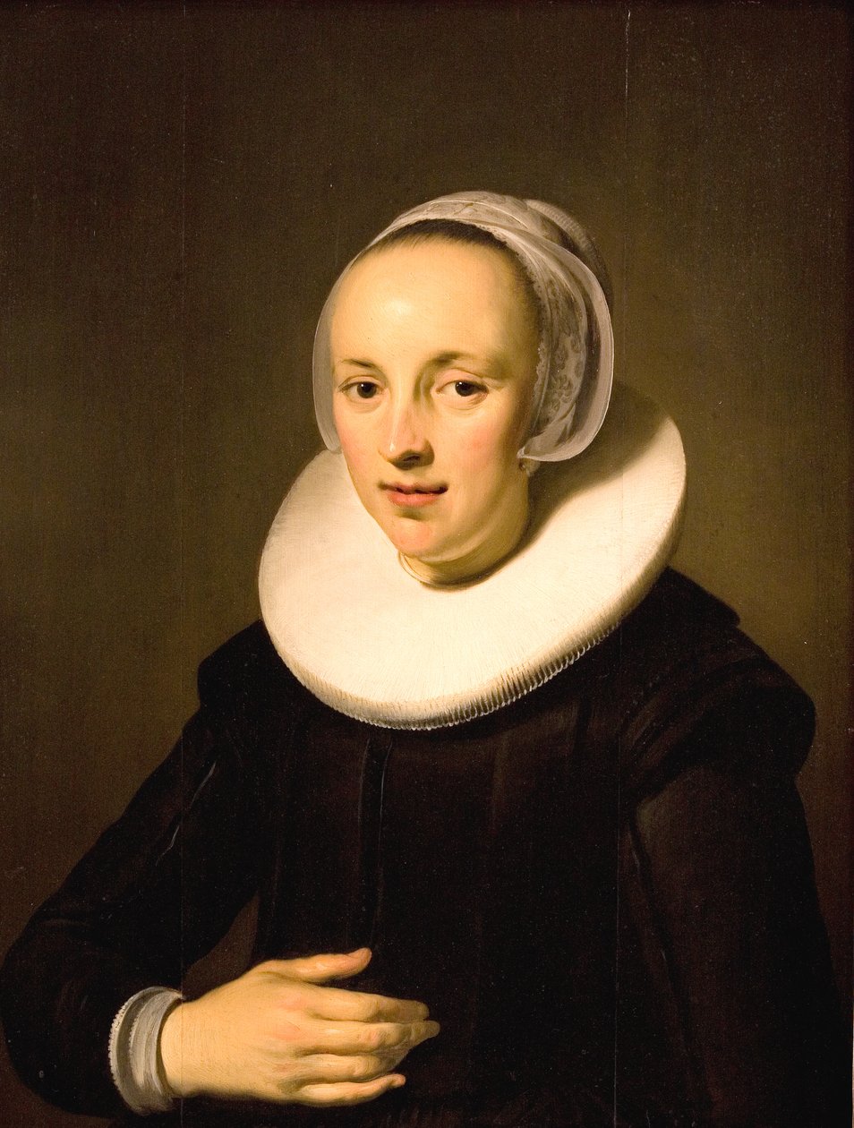 Portret van een Dame door Jacob Adriaensz Backer
