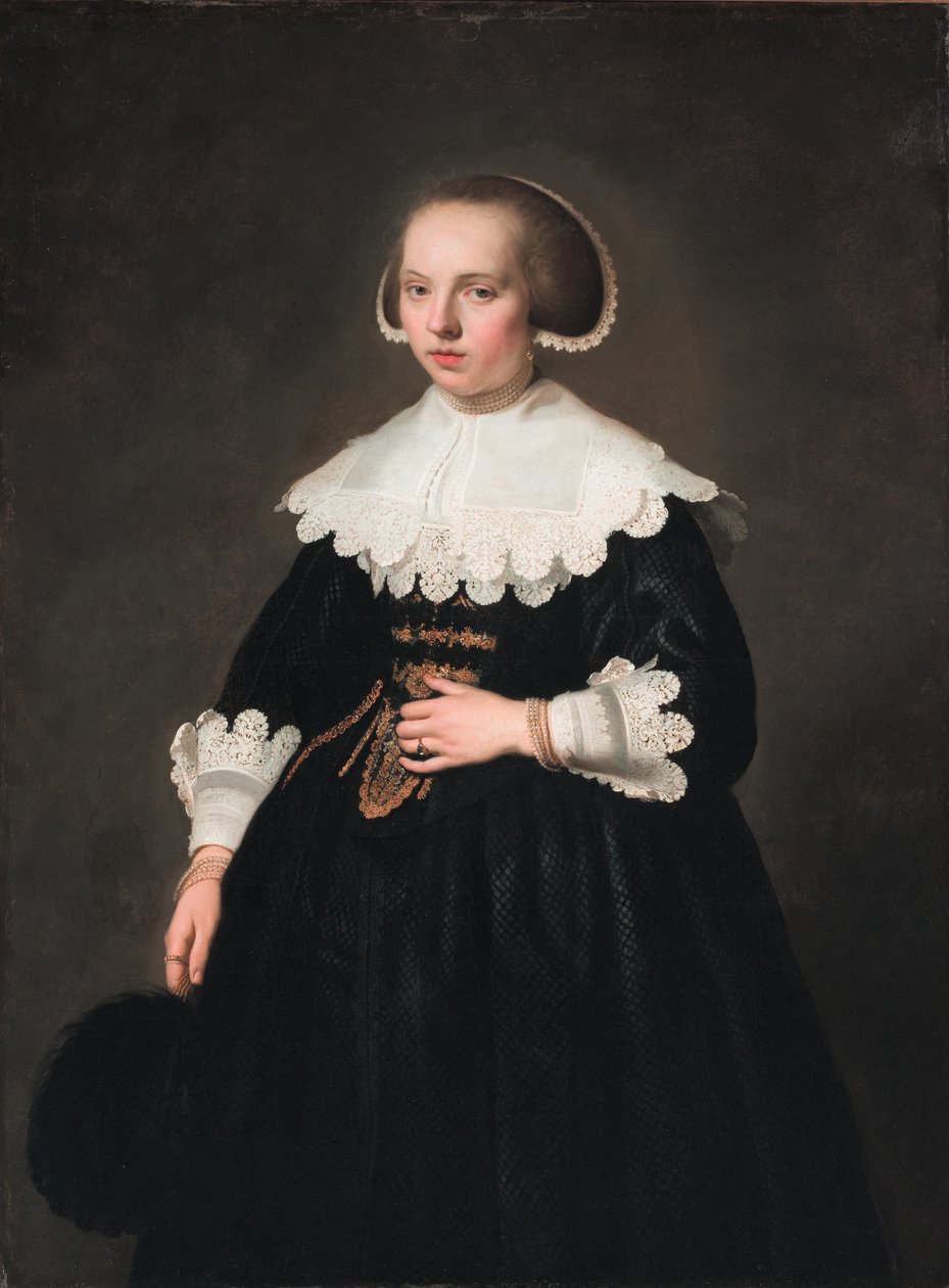 Portret van een jonge vrouw
































" door Jacob Adriaensz Backer