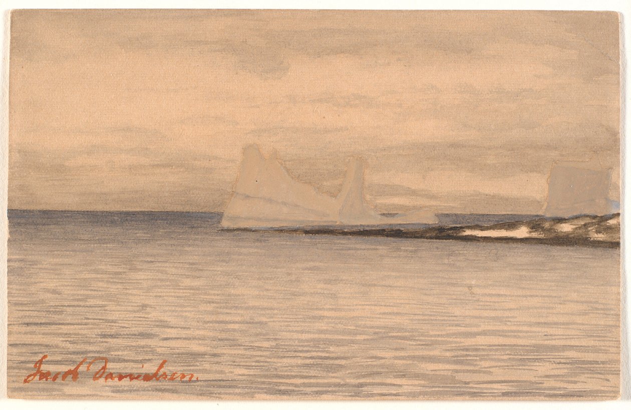 IJsbergen door Jacob Danielsen