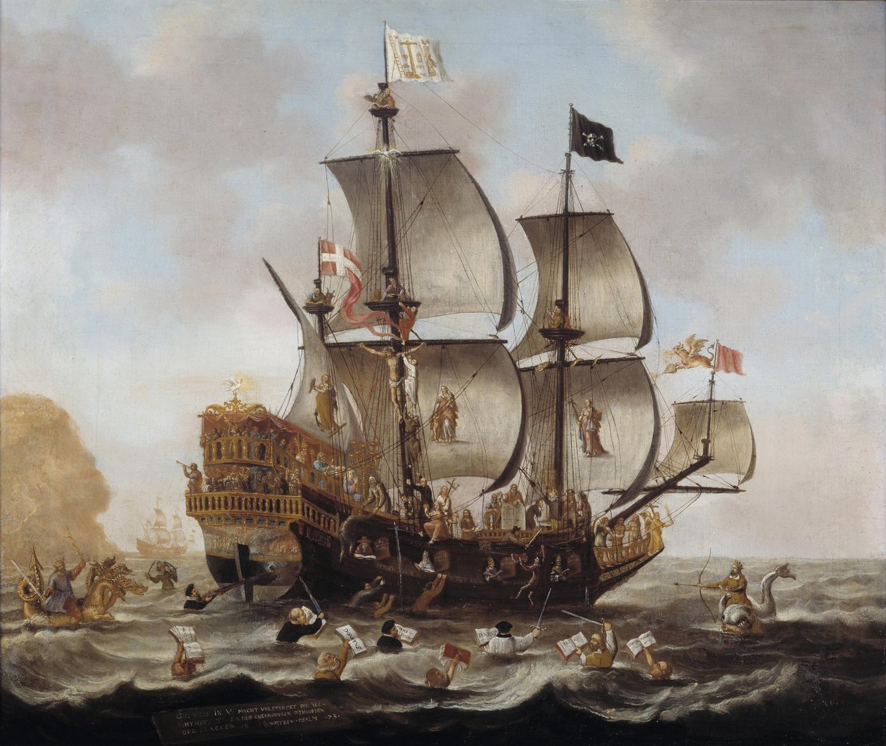 De kerk als schip door Jacob Gerritsz Loef