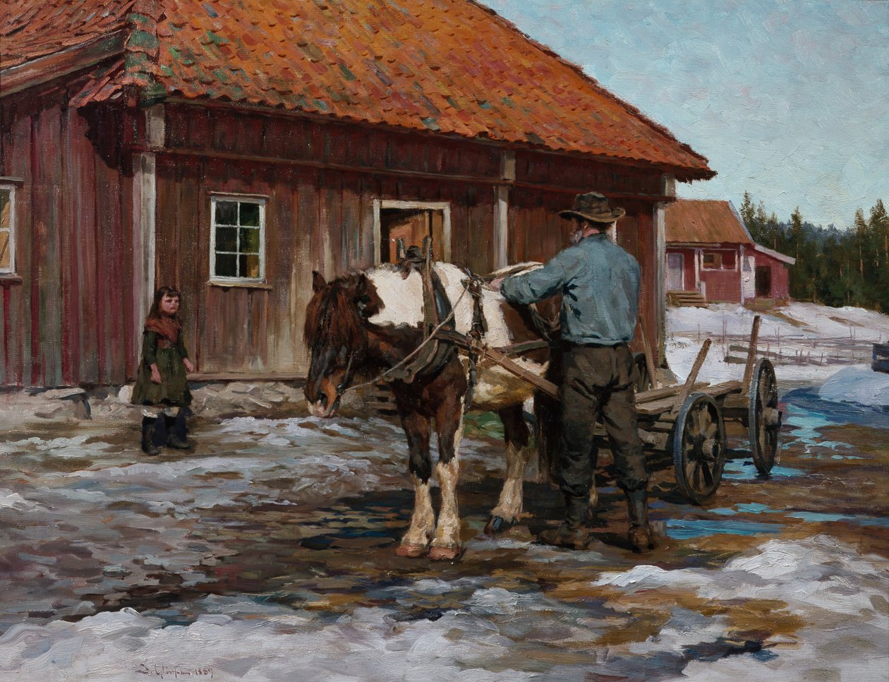 Winter dooi door Jacob Gloersen